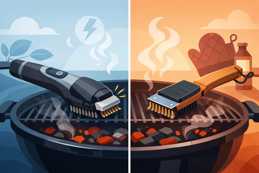 Brosse électrique ou manuelle barbecue ?