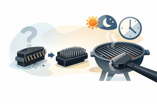 Quand remplacer tête brosse barbecue ?
