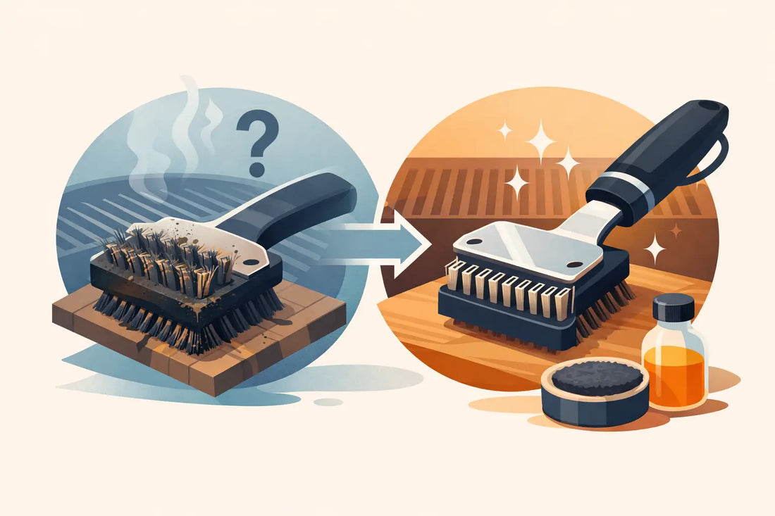 Quand changer la tête de brosse barbecue ?