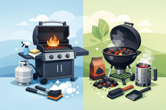 Barbecue gaz ou charbon : entretien facile