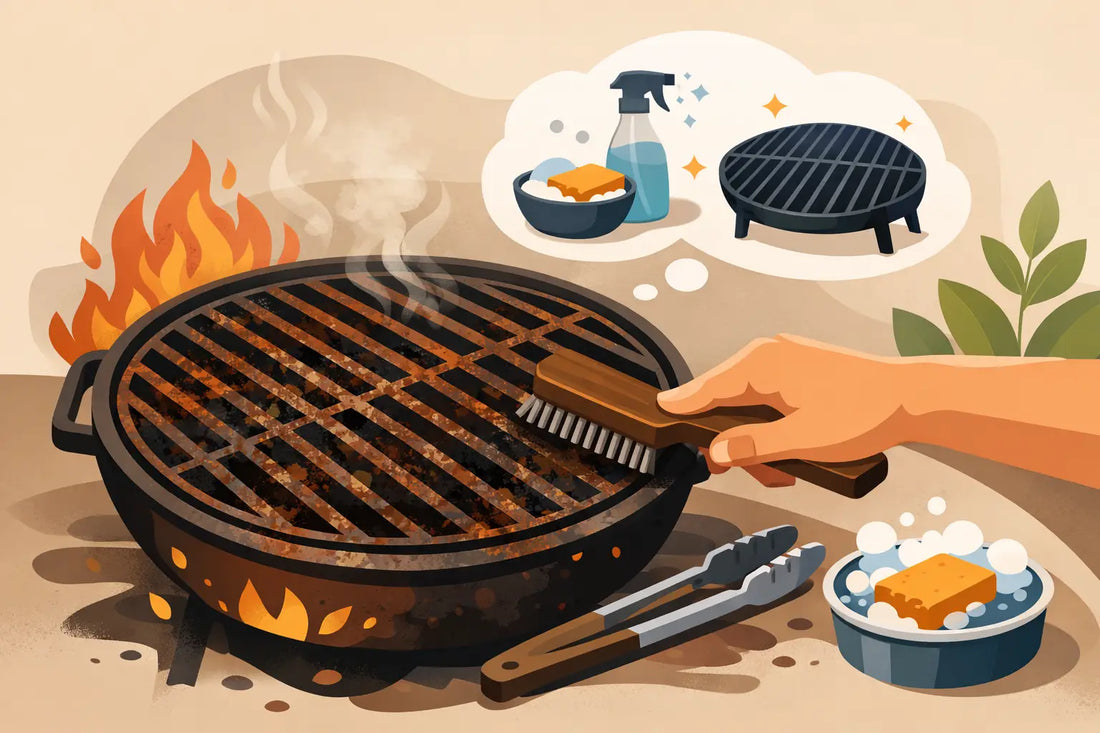 Grille barbecue rouillée : que faire ?