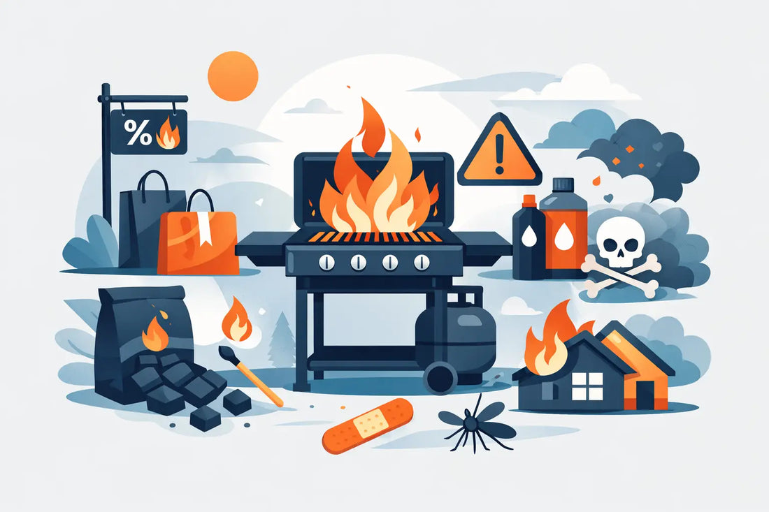 Barbecue sale : 7 dangers à ne pas ignorer