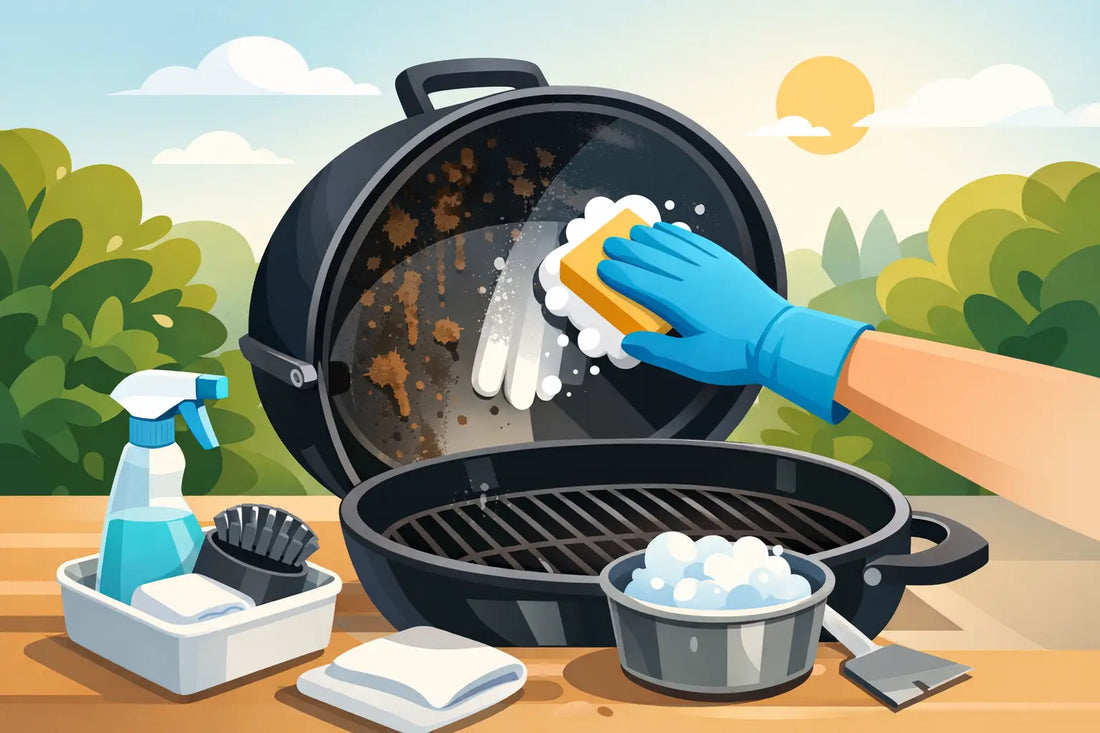 Nettoyer couvercle barbecue sans y passer l'après-midi