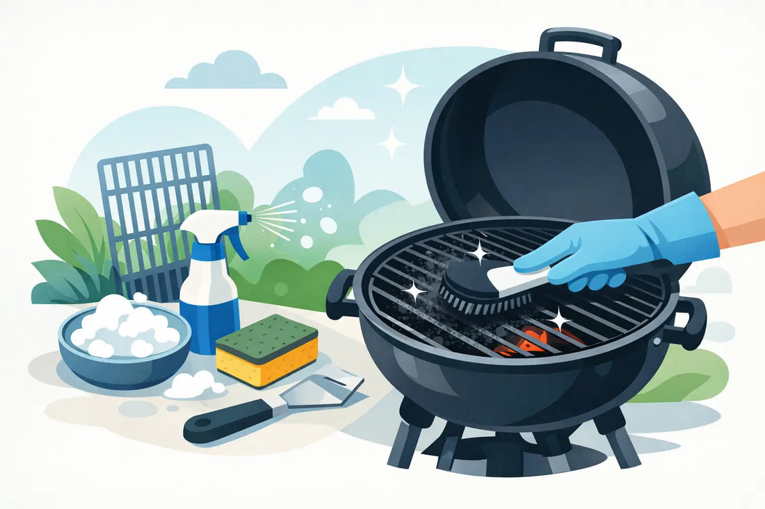 Retirer la suie du barbecue sans effort