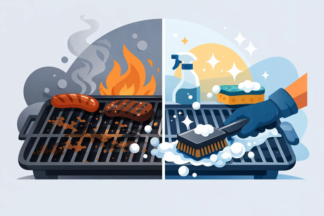 Pourquoi nettoyer la grille après cuisson ?