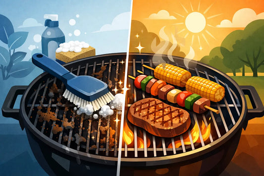 Grille barbecue propre, cuisson plus agréable